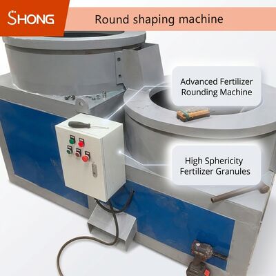 Machine à arrondir les granulés d'engrais à haut rendement avec un taux de sphéricité élevé pour un fonctionnement continu et des économies d'énergie