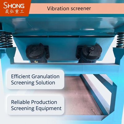 Crible vibrant 1000 Tph 380v pour granulation et criblage d'engrais organiques