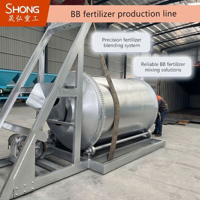 Mélangeur d'engrais BB personnalisé avec fonctionnement automatisé et haut débit pour la ligne de production d'engrais BB