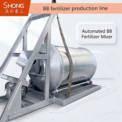 Ligne de production d'engrais BB de 15 à 30 kW avec une taille de pellet de 3 à 5 mm et une capacité de 1 à 20 t/h pour un mélange efficace d'engrais