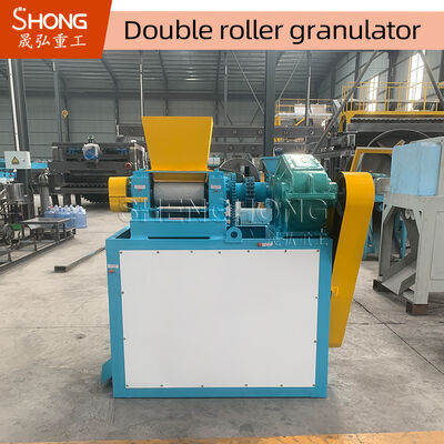 Granulateur à double rouleau au sulfate d'ammonium pour la granulation à sec avec une forme de granule personnalisable et une tension de 380 V