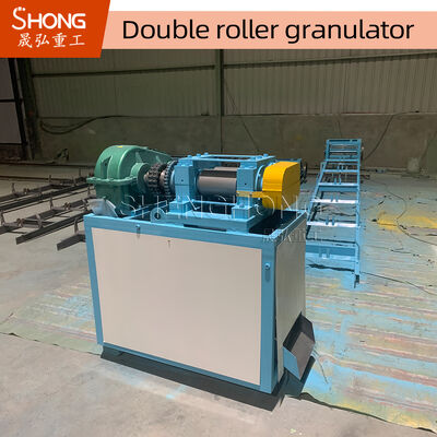 18.5KW Granulateur d'engrais composés avec forme de granules oblats et taille d'alimentation <= 0,5 mm