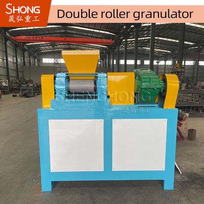 Granulateur à double rouleau pour la fabrication d'engrais NPK avec une puissance de 22 kW et une technologie de granulation sèche