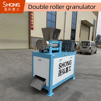 Granulateur à double rouleau en acier au carbone pour la granulation à sec avec une capacité de 1,5-2 t/h
