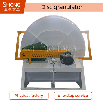 Machine granulatrice d'engrais organiques en acier au carbone approuvée par la SGS avec granulatrice à disque haute automatisation