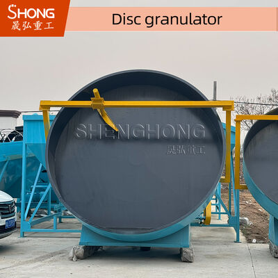 Granulateur d'engrais composé en acier au carbone avec angle de cuve réglable de 35-55° et taux de granulation élevé de 93%
