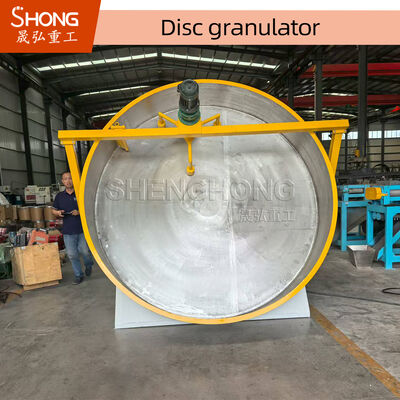 1.7 - 4.2m Diamètre Granulateur à Disque Anti-Corrosion avec Taux de Granulation Élevé pour Engrais Organique