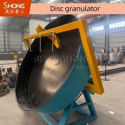 Granulateur d'engrais composé à disque avec angle de disque réglable, taux de granulation élevé et construction durable pour poudre chimique