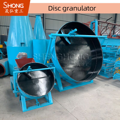Granulateur d'engrais organiques de type humide avec un débit de 1 à 10 T/H et une humidité inférieure à 10 % pour la production d'engrais