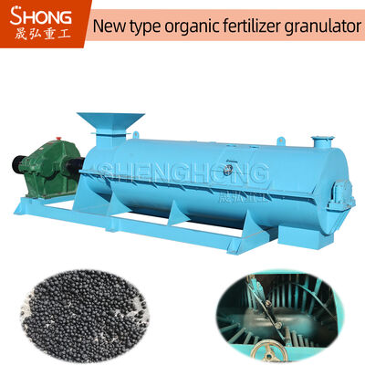 Granulateur d'engrais organiques de fumier de poulet de 75 kW avec 20% à 40% d'humidité et une taille de particule de 1 à 10 mm