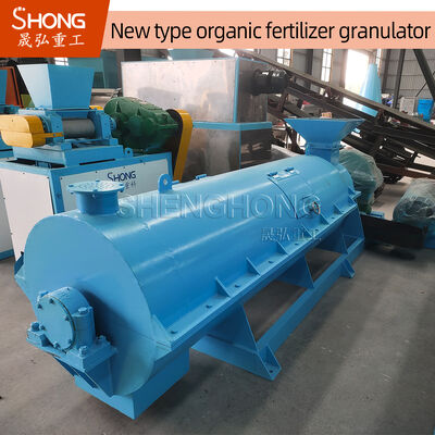Ligne de production d'engrais biologiques composés Machine de fabrication de compost d'une capacité de 3 à 5 tonnes/heure et construction en acier au carbone pour des matériaux d'humidité de 20 à 40%