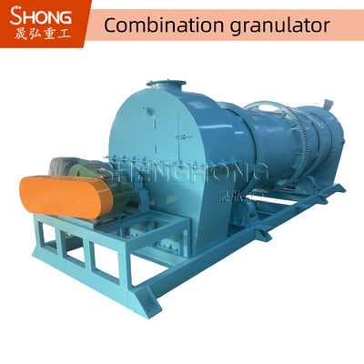 Machine à granulateur rotatif 380V pour la construction en acier durable et à taux de granulation élevé dans la production d'engrais