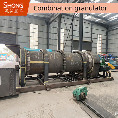 Machine de granulation d'engrais organiques en acier au carbone de 8 T/H pour les déchets animaux