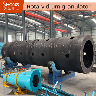 Granulateur à tambour rotatif en acier au carbone avec une puissance de 18,5 kW et une capacité de 10-15 T/H pour les engrais organiques