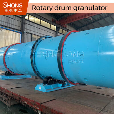 Granulateur d'engrais à tambour rotatif en acier au carbone pour granules de forme sphérique à haute capacité de production
