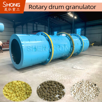 Granulateur rotatif pour engrais composé avec une capacité de 8-10 tonnes par heure et une sortie en forme de boule