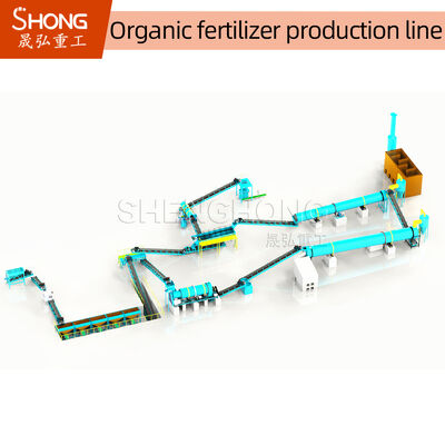 Granulateur d'engrais organiques pour engrais de volaille de 10 t/h avec un taux de ballonnage élevé et sans besoin de liant