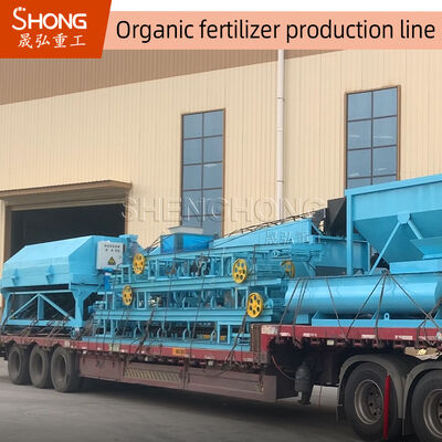 Ligne de production d'engrais organiques, machine de fabrication de fumier avec une capacité de 1 à 20 mille tonnes par an inférieure à 10 % d'humidité et 380 V ou tension de demande