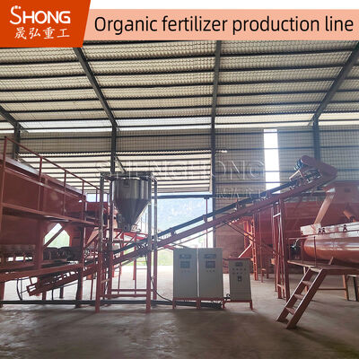 Ligne de production d'engrais organiques pour le fumier de poulet avec une capacité annuelle de 1 à 20 000 tonnes et une humidité inférieure à 10%