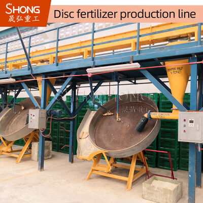 Ligne de production d'engrais organiques de 380 V de 20 t/h pour la granulation des déchets de compost