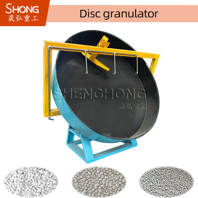 Granulateur à inclinaison de disque réglable pour la production d'engrais organiques avec un taux de sphéroïdisation élevé et un faible investissement