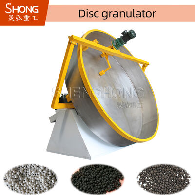 Granulateur à disque en forme de boule de 0,3 à 6 tonnes/heure Capacité Granulateur d'engrais organiques en acier au carbone