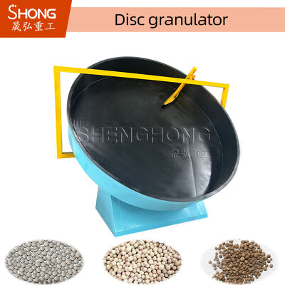 Granulateur d'engrais composé en acier au carbone avec angle de cuve réglable de 35-55° et taux de granulation élevé de 93%