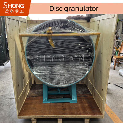 Granulateur à disque pour la production d'engrais organiques, granulés de forme sphérique avec angle de disque réglable et garantie d'un an