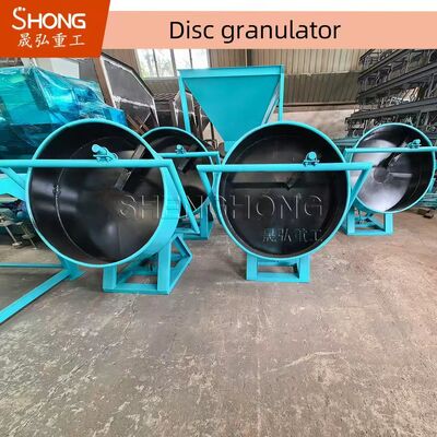 Granulateur à disque à haut rendement avec taux de granulation de 93% pour la production d'engrais organiques