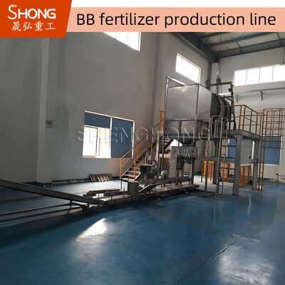 Ligne de production d'engrais BB à haut rendement de 1 à 5 t/h et puissance 7,5+4,5 kW
