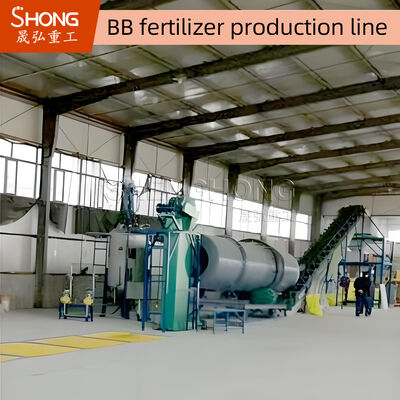 Capacité de production de 1 à 5 t/h Ligne de production d'engrais BB à haut rendement et caractéristiques personnalisables