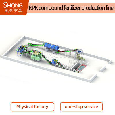 Fabrication d'engrais NPK de conception irrégulière personnalisable avec une teneur totale en nutriments ≥ 90% et un fonctionnement facile