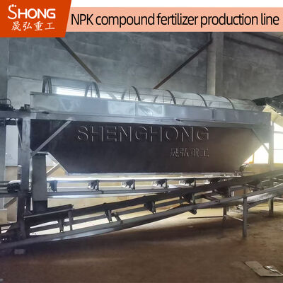 Système de production NPK avec une puissance de 18,5 kW, un diamètre de granules de 2,5 à 20 mm et une capacité de 1-2 tonnes par heure pour une granulation efficace des engrais
