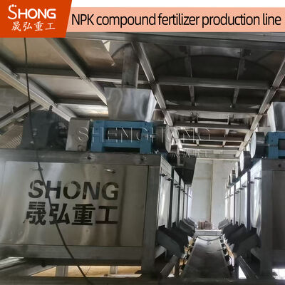 Ligne de production d'engrais NPK dotée d'une technologie de granulation sans liant, d'une capacité de 5 à 25 tonnes/heure et d'une consommation d'énergie de 18 à 22 kWh/tonne