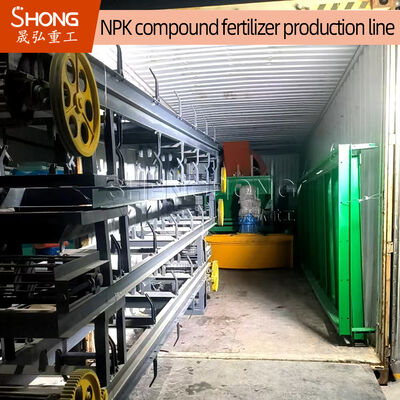 Ligne de production d'engrais NPK avec taux de granulation de 95%, conception économe en énergie de 45 kWh/tonne et système de contrôle PLC entièrement automatisé