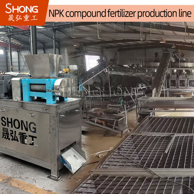 Ligne de production d'engrais NPK personnalisée avec ≥ 90% de teneur totale en nutriments et système de contrôle PLC