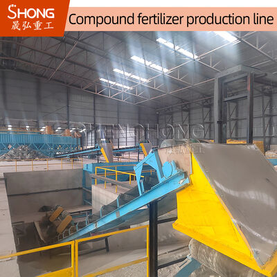 Usine de granulation NPK à tambour rotatif à économie d'énergie avec une large adaptabilité des matières premières et des granules en forme de boule