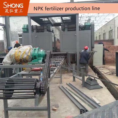 Ligne de production d'engrais NPK en poudre sèche non séchante de 10 000 à 30 000 TPY avec granulation à tambour rotatif