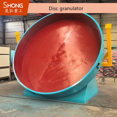 Granulateur à disque avec taux de granulation de 95% Angle de cuisson réglable pour les granulés d'engrais à bille ronde