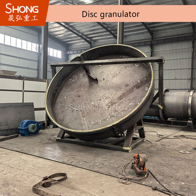 Machine à granulés à disque pour engrais organiques avec une capacité de 1 à 20 tonnes par heure et des granulés ronds 380V/50Hz