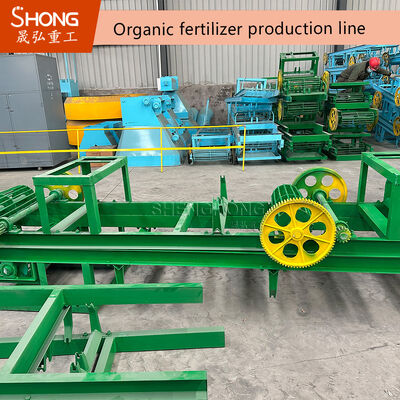 Granulateur d'engrais organiques pour granules en forme de boule ou de cylindre avec construction en acier au carbone ou en acier inoxydable et puissance de 42,6-117 kW
