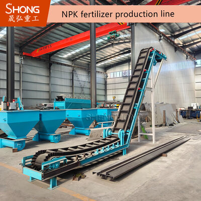 Ligne de production d'engrais composés de capacité personnalisée avec contrôle PLC et teneur élevée en nutriments ≥ 90%