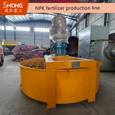 Ligne de production d'engrais NPK de presse à rouleaux de type sec avec une production annuelle de 10 000 à 15 000 t/an