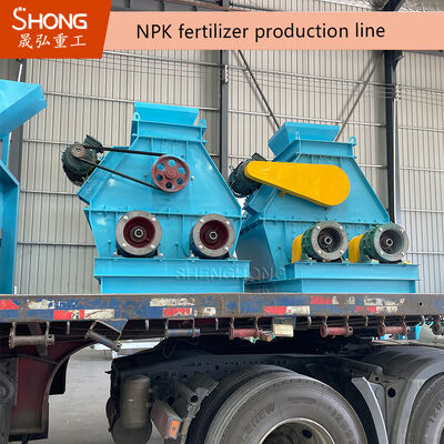 Ligne de production d'engrais NPK à double rouleau à commande automatique et entièrement automatisée