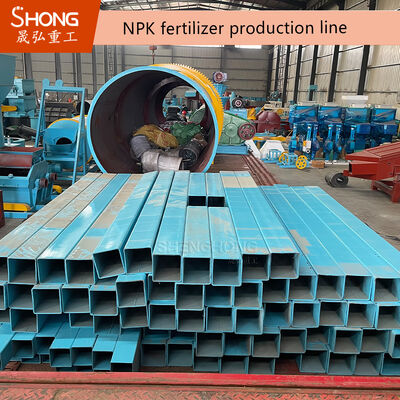 Ligne de production d'engrais NPK à forme ovale et irrégulière pour la granulation d'engrais composés à tension personnalisable
