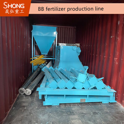 Ligne de production d'engrais BB avec système de contrôle automatisé pour économiser de l'énergie et protéger l'environnement à 6-12 tonnes par heure