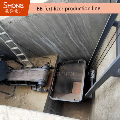 Ligne de production d'engrais BB en acier au carbone avec une capacité de 15-20 t/h et un taux de granulation élevé