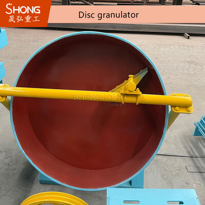 Granulateur à disque à angle de disque réglable avec un taux de granulation élevé pour granulés d'engrais sphériques