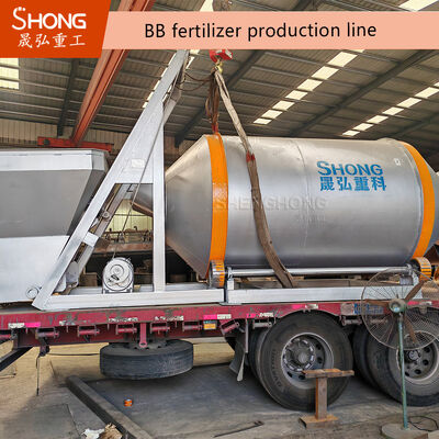Ligne de production d'engrais BB à rapport nutritionnel personnalisable sans processus de granulation et résistance des granulés préservée