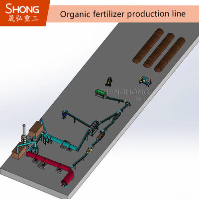 Granulateur à dents de remuage avec un taux de granulation élevé supérieur à 90% base solide lourde et fonctionnement stable